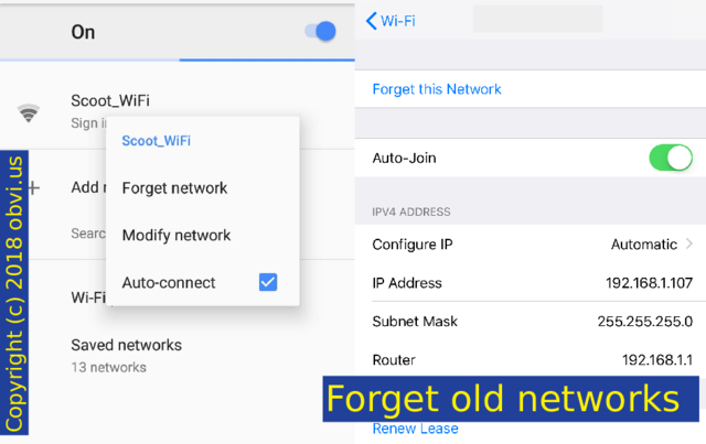 Forget old networks